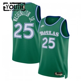 Barn Dallas Mavericks Tröja Washington JR Nike 2025-26 Classic Edition Grön Swingman